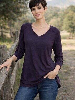 Segments Plus Size 100% Merino Wool Long Sleeves Top Sz XXL